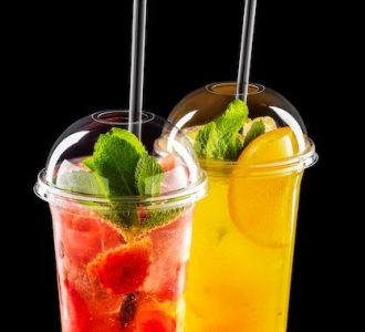 Premium Photo _ Cold refreshing cocktails in take…